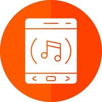 música aplicación vector icono diseño