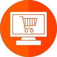 Online shopping  Vector Icon Design