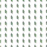 Organic leaves seamless pattern. Simple style. Botanical background. Decorative forest leaf wallpaper. vector