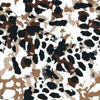 creativo resumen leopardo piel sin costura modelo. texturizado camuflaje antecedentes. de moda animal piel fondo de pantalla. vector
