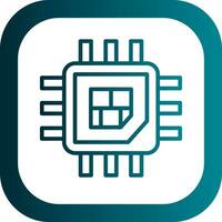 Processor  Vector Icon Design