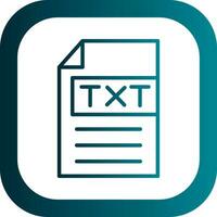 TXT vector icono diseño