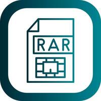 Rar  Vector Icon Design