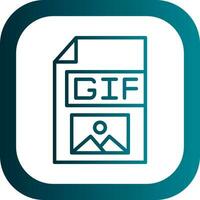 gif vector icono diseño