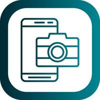 Mobile Camera  Vector Icon Design