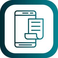 Mobile File  Vector Icon Design