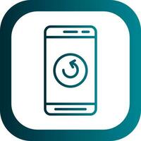 Mobile Refresh  Vector Icon Design