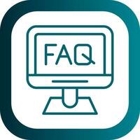 Faq  Vector Icon Design