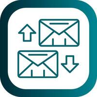Exchange Mails  Vector Icon Design