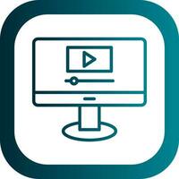 Video Streaming  Vector Icon Design