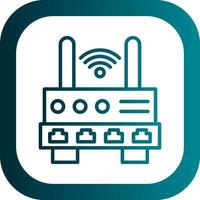 Wifi Router  Vector Icon Design