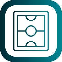Soccer Field  Vector Icon Design