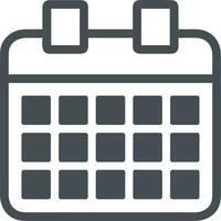 Calendar schedule icon symbol image vector. Illustration of the modern appointment reminder agenda symbol graphic design image. EPS 10 vector