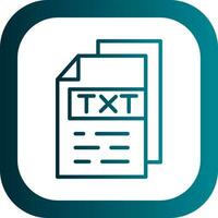 TXT vector icono diseño