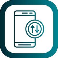 Mobile Data  Vector Icon Design