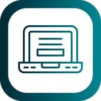 Laptop  Vector Icon Design