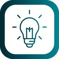 Led Bulb  Vector Icon Design