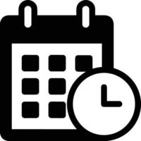 Calendar schedule icon symbol image vector. Illustration of the modern appointment reminder agenda symbol graphic design image. EPS 10 vector