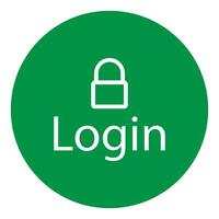 login icon vector