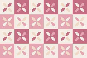 geometric shape in pink shade seamless pattern background vector