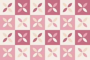 geometric shape in pink shade seamless pattern background vector