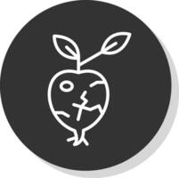 Kohlrabi Vector Icon Design