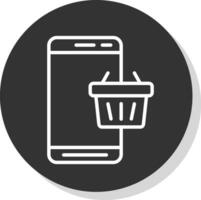 Online Shopping  Vector Icon Design