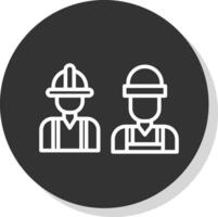 trabajadores vector icono diseño