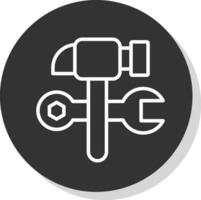 Wrench  Vector Icon Design