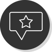 Starred  Vector Icon Design