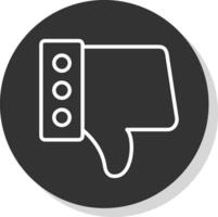 Dislike  Vector Icon Design