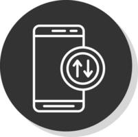 Mobile Data  Vector Icon Design