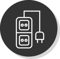 Electric Plug  Vector Icon Design