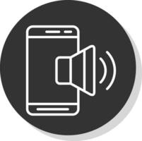 Mobile Sound  Vector Icon Design