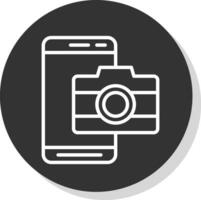 Mobile Camera  Vector Icon Design