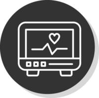 Cardiogram  Vector Icon Design