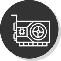 Graphic Card  Vector Icon Design