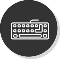 teclado vector icono diseño