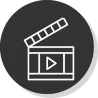 Clapperboard  Vector Icon Design