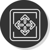 Expand Arrows Vector Icon Design