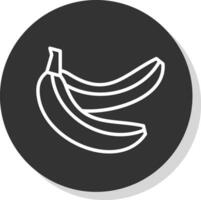 diseño de icono de vector de plátano