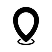 location vector icon. Point illustration sign. Position symbol. Place logo.