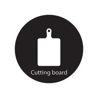 cutting board icon vector