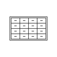 locker icon vector