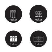 locker icon vector