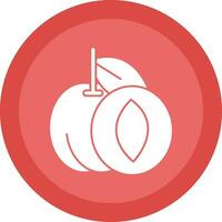 Apricot Vector Icon Design