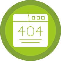 404 Error  Vector Icon Design