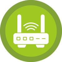 Router  Vector Icon Design