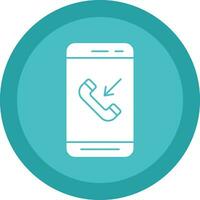 Incoming Call  Vector Icon Design