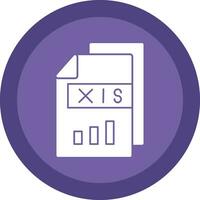 xls vector icono diseño